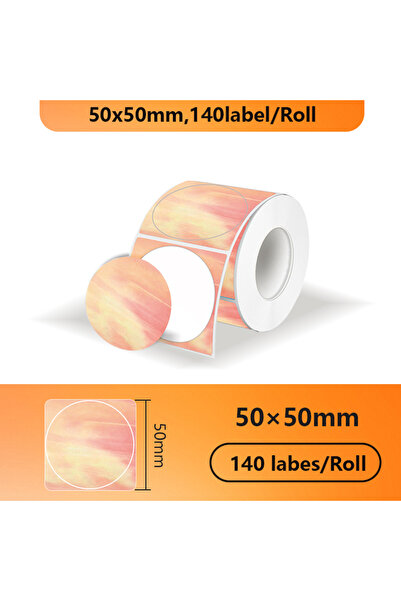 Choice26 50x50 pattern Phomemo Gradient Adhesive Label 50x50mm Suitable for M...