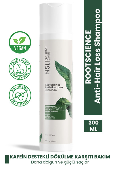 NSL NATURAL CARE شامبو روت ساينس للعناية بالشعر ومضاد لتساقط الشعر