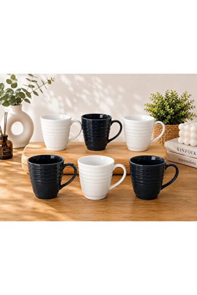 Trend Home Life 6-Piece Mug Set, Stylish Tea Cup for Kitchen and Coffee Corner