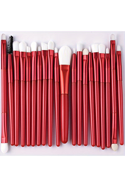Choice9 RED Makeup Brush Set 20Pcs Kit Soft Fluffy Eye Shadow Brushes Cosmeti...
