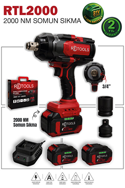 RETOOLS RTL2000 2000Nm Torklu Somun Sıkma