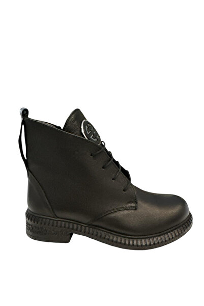 Castle Black Yldz-20915-1 Black Genuine Leather Women's Classic Boots