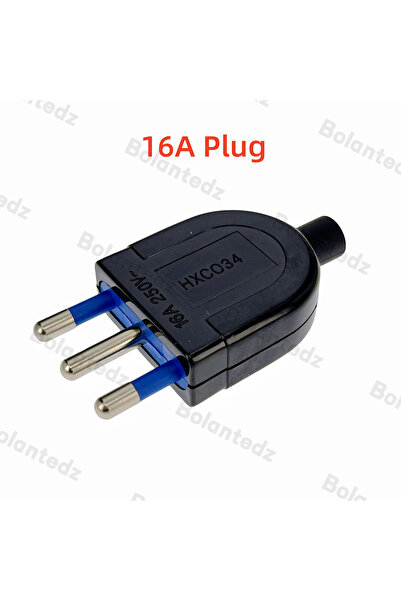 Choice 16A Plug Black Italian standard 10A 16A small Italian power plug male ...