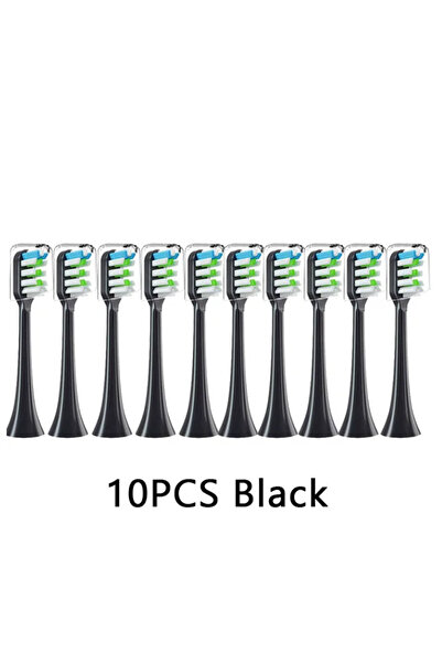 Choice4 10pcs Black 4-10pcs Replacement Brush Heads for SOOCAS X3 X5 V1 X3U S...