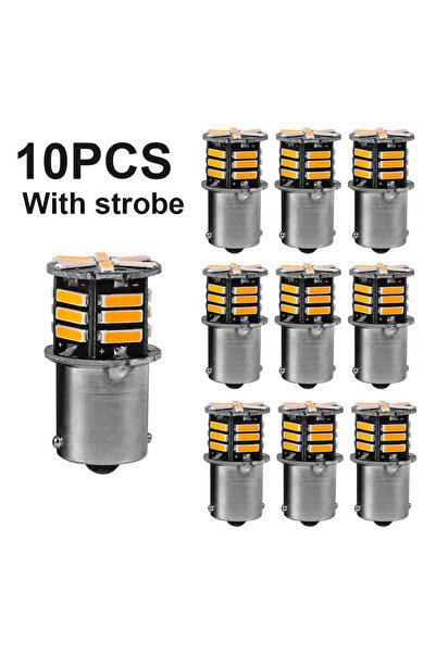 Choice 10PCS BAU15S With strobe 1156-150° BAU15S PY21W 7020 21SMD LED Auto Ca...