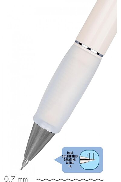 Serve Deep Mekanik Kurşun Kalem 0.7Mm Fildişi Sv-Deep-07-Fd