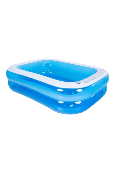 ALBADER Large Rectangular Inflatable Swimming Pool for Kids and Family Blue 2...