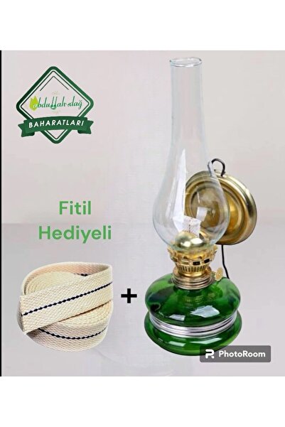 Genel Markalar Hatay Yöresel Nostalji Otantik Gaz Lambası No:14 / 1 Adet Yeşil