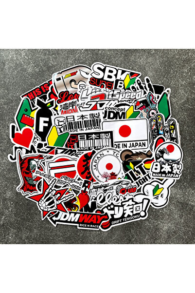 Choice3 A Regular 40pcs 40PCS/Lot Random JDM Motorcycle Decal Moto Body Helme...