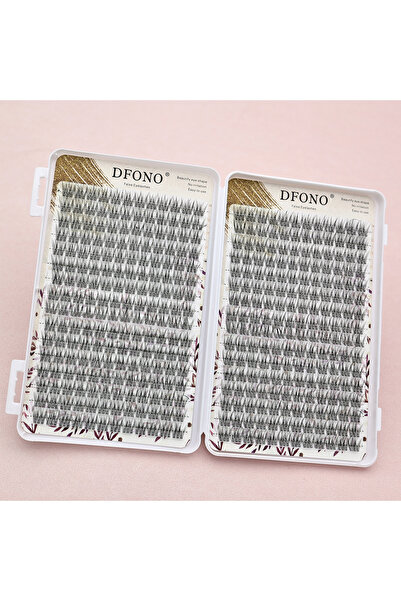 choice2 Model1 Soft and Lightweight Fish Tail Single Cluster Eyelashes, 10-12...