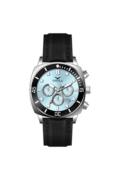 Choice4 silvery-blue ONOLA Men's Ice Blue Chronograph Watch with Fashionable ...