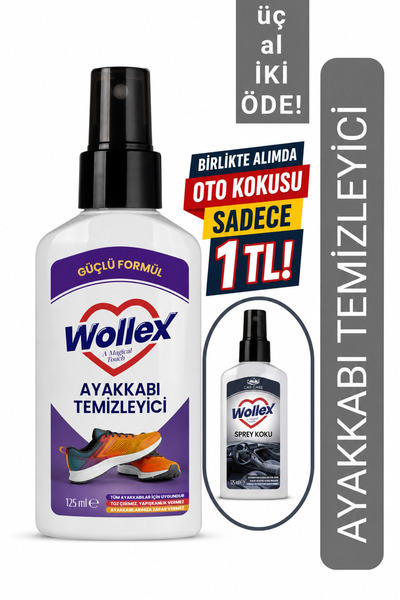 WOLLEX Ayakkabı Bakım ve Temizleme Spreyi – Güçlendirilmiş Formül