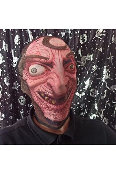 partidolu Halloween Cadılar Bayramı 3D Boyutlu Transparan Kumaş Baskı Cadı Ko...