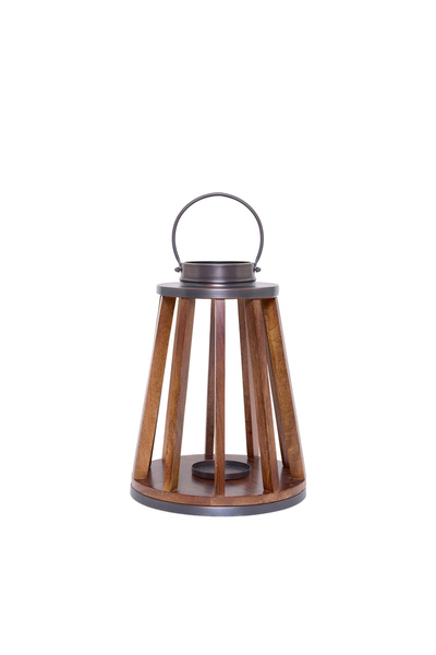 Yargıcı Metal Detaylı Mango Ağacı Konik Fener(31x40 Cm)