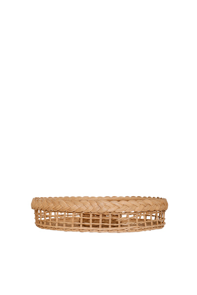 Yargıcı Rattan Round Basket (43X10 cm)