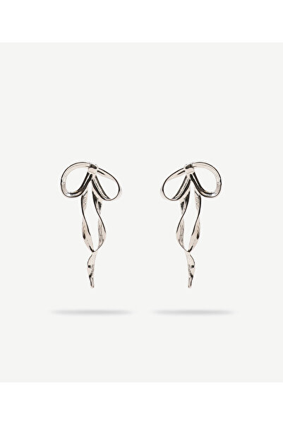 Yargıcı Ribbon Formed Earrings