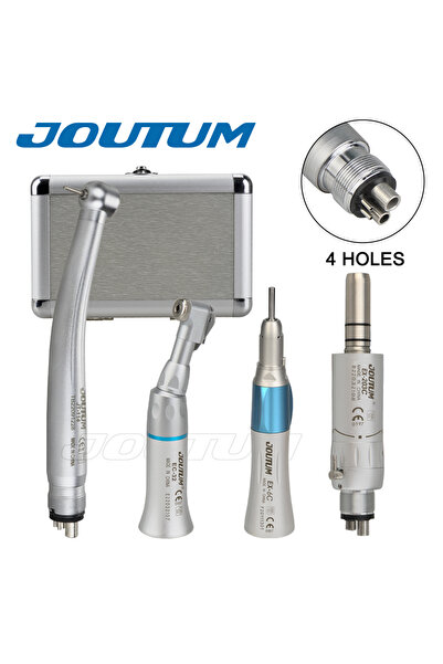 Choice1 4Holes-Silver Kit Dental High & Low Speed Handpiece Kit Straight Cont...