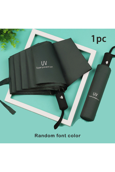 choice2 green 8-Rib Automatic High Quality Umbrella - One-Touch Open/Close, C...