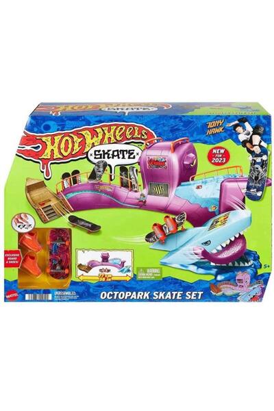 HOT WHEELS Skate Ahtapot Kaykay Parkı Oyun Seti HMK01