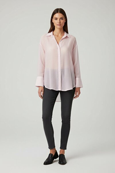 ONLY Kadın ONLOREGON TEAGAN L/S SHIRT AOP WVN O15369488-5013916