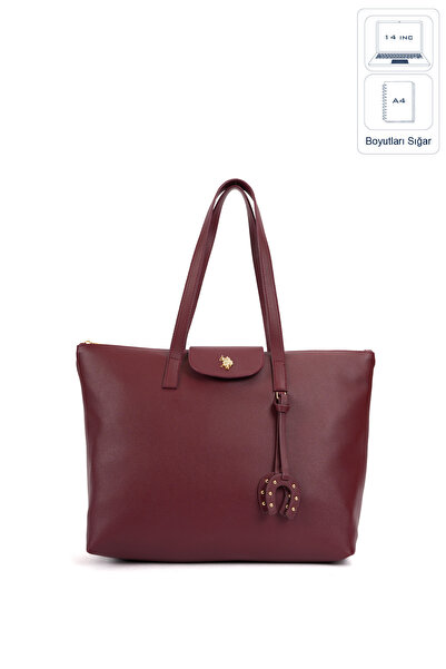 U.S. Polo Assn. Burgundy Women's Shoulder Bag Us26577