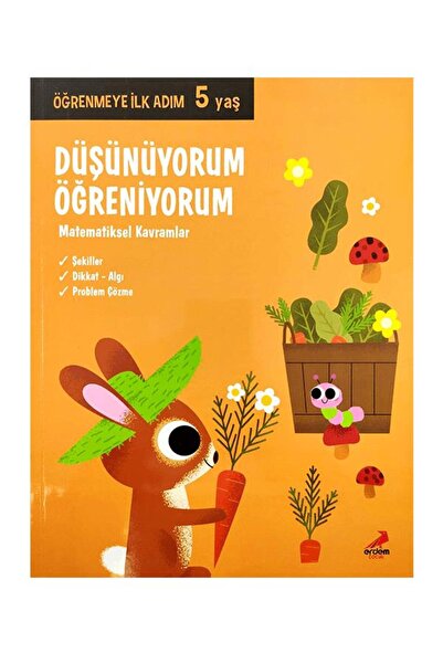 Erdem Yayınları 5 Years Old Thinking and Learning Book