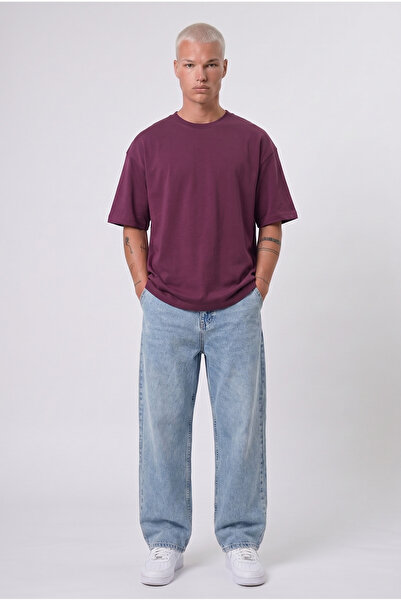 Respire Men's Basic Oversize T-Shirt Cherry