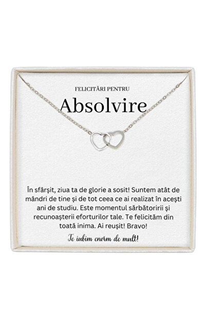 The Jewel Heart Colier Soulmate Spark cu pandantiv inimă pentru fiica ta, zir...