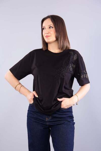 Mckanzie 2008 Leaf Stone O-Neck T-Shirt