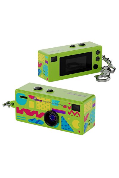 Choice10 No TF card Cyan Magecam Digital Camera 0.96 Inch Keychain Camera Ret...