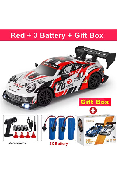 Choice سيارة GTRPRO الحمراء 3B Box 4WD RC Drift Car التي تعمل بجهاز تحكم عن ب...