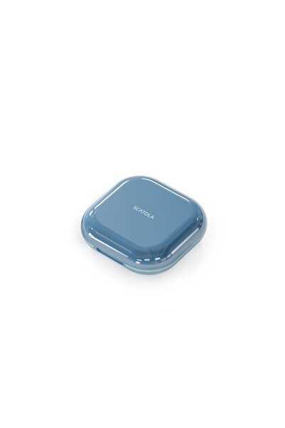 Choice1 Blue Mini Pill Box Travel Pill Box Lightweight 4 Compartment Medicine...