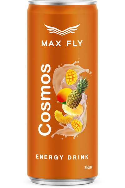 MAX FLY Cosmos Enerji İçeceği 250 ml 24 Adet