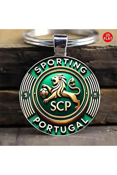 Choice 1pc SCP Portugal Keychain with a Lion & Football Design. This Zinc All...