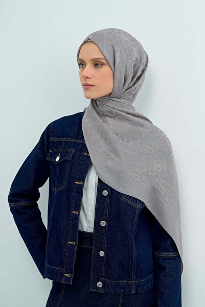 Armine Lyocell Naia Square Monogram Shawl 6 20