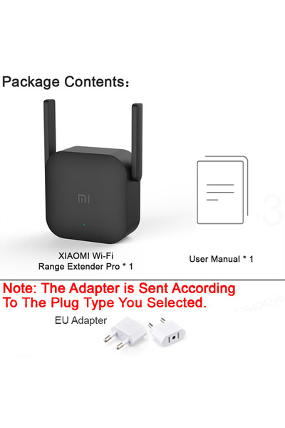 Choice1 XIAOMI EU Plug WiFi Amplifie XIAOMI New WiFi Amplifier Pro，300M 2.4G ...
