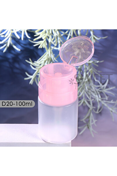Choice D20-Pink 100ml 100/200ml Empty Press Pump Dispenser Plastic Lockable L...