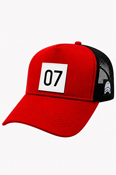 all hats 07 قبعة بيسبول شبكية مزينة برقعة مزخرفة