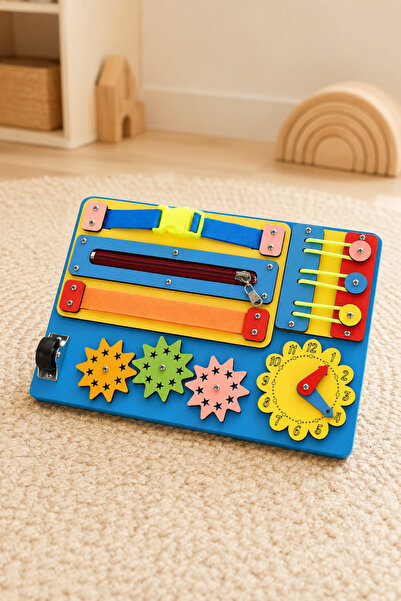 MindyKidsy Montessori Activity and Learning Board Educational 30X20 Developme...