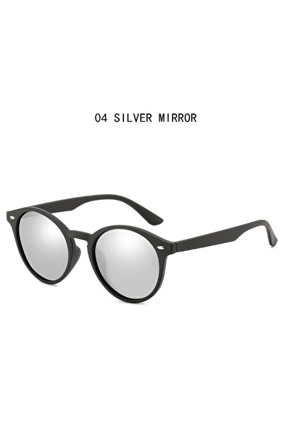 Choice نظارات شمسية دائرية فضية عاكسة، عصرية، للنساء والرجال، كلاسيكية، عتيقة...