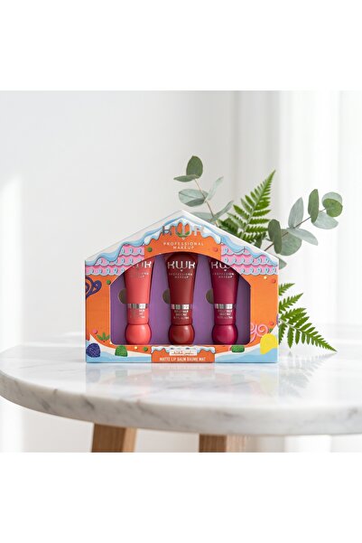 Hyway Huw H Matte Lip Balm 3 Piece Set