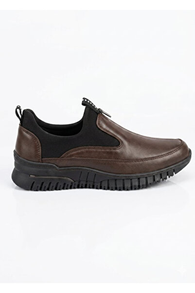 De Scario 0830 Women's Casual Leather Shoes Brown