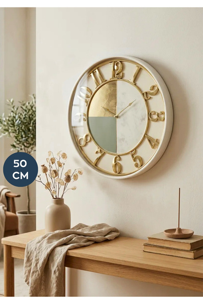 HOMİNG Axel 50 cm Dekoratif Duvar Saati 242306