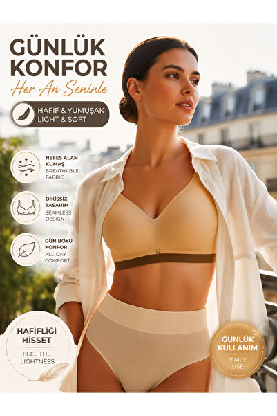 Nior iç giyim Laser Cut Seamless Underwear – Form-Fitting Design with Hidden ...
