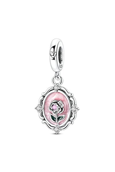 Choice Ktc1834 Mula 925 Silver Charms Eternal Rose Pendant Fit Original Beads...