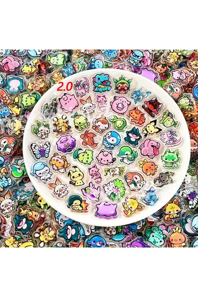 Choice5 Bandai Maybe Repeatv 50pcs-2.0-pokemon 50PCS Pocket Monsters Anime Po...