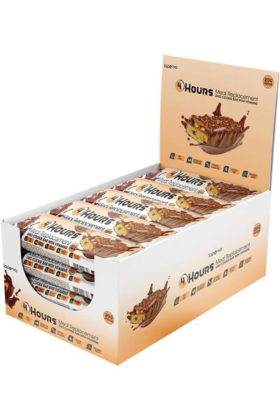 Laperva 4 Hours Meal Replacement Duo Cookie Bar With Vitamin, Box of 18 Bars ...