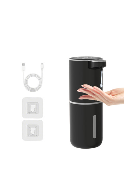 Choice5 Black-Gels 380ML Touchless Tabletop Or Wall-Mounted 4-Levels Adjustab...