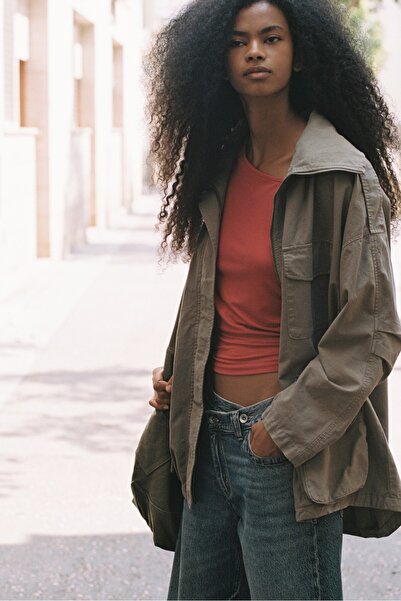 Stradivarius Cepli oversize parka