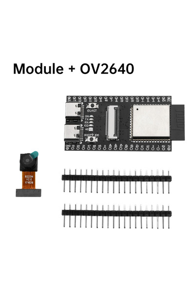 Choice3 وحدة مع لوحة تطوير OV2640 ESP32-S3 CAM مزودة بخاصية Wi-Fi وبلوتوث، وو...